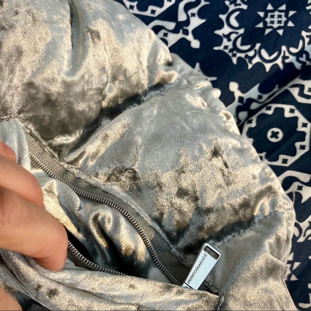 Calvin Klein Performance Down Silver Crushed Velv… - image 8